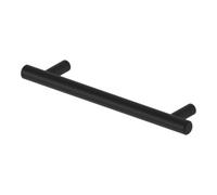 GoodHome Dizel Matt Black Any Room T-Shaped Pull Handle (L)16.8Cm (D)35mm, Pack Of 6