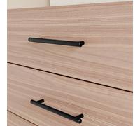 GoodHome Dizel Matt Black Any Room T-Shaped Pull Handle (L)20Cm (D)35mm, Pack Of 6