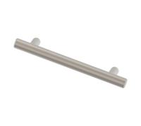 GoodHome Dizel Satin Nickel Effect Any Room Furniture T-Shaped Pull Handle (L)13.6Cm (D)35mm, Pack Of 6