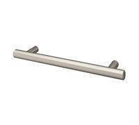 GoodHome Dizel Satin Nickel Effect Any Room Furniture T-Shaped Pull Handle (L)16.8Cm (D)35mm, Pack Of 6