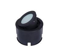 GoodHome Dodson Matt Black Integrated Led Outdoor Modern Ground Light (D)180mm