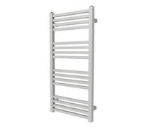 GoodHome Duala Grey 1109Btu Vertical Towel Radiator (W)400mm X (H)828mm
