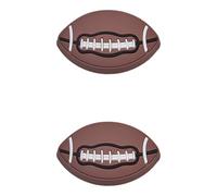 GoodHome Edern Brown Pvc Oval Furniture Knob (Dia)48.2mm, Pack Of 2
