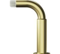 GoodHome Elasa Gold Brass Effect Metal & Plastic Curtain Pole Angle Bracket Extendable