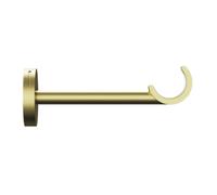GoodHome Elasa Gold Brass Effect Metal & Plastic Curtain Pole Bracket Medium