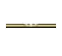 GoodHome Elasa Satin Brass Effect Metal Clip Bay Bend, (L)220mm (Dia)19mm