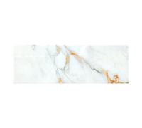 GoodHome Elegance White & Gold Gloss Marble Effect Ceramic Indoor Wall Tile Sample
