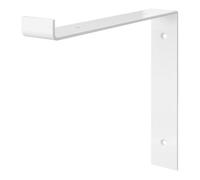GoodHome Elgar White Steel L Shape Shelving Bracket (H)175mm (D)200mm