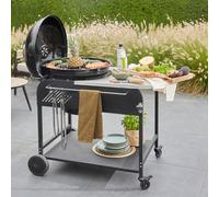 GoodHome Elland Ky22022C Black Charcoal Round Bbq (Dia)570mm