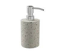GoodHome Elland Matt Beige Terrazzo Effect Concrete & Polyresin Freestanding Soap Dispenser