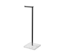 GoodHome Elland Matt Marble Effect Freestanding Toilet Roll Holder Stand (H)685mm (W)200mm
