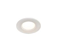 GoodHome Etana White Non-Adjustable Led Warm White Downlight 4.7W Ip65