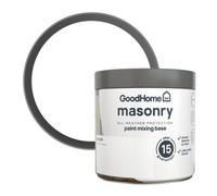 GoodHome Exterior Masonry Matt Paint, Base A, 236Ml Tester Pot