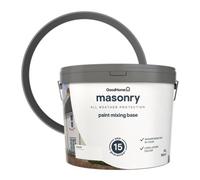 GoodHome Exterior Masonry Matt Paint, Base C, 10L