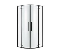 GoodHome Ezili Clear Corner Shower Enclosure - Hinged Door (W)89Cm (D)89Cm