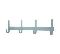 GoodHome Flat Profile Matt Arona Steel 4 Hook Rail (L)450mm (H)120mm