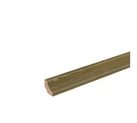 GoodHome Fu026 Greige Wood Effect Scotia Trim, 220Cm