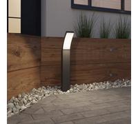 GoodHome Gambell Dark Grey Mains-Powered (Wired) 1 Lamp Integrated Led Outdoor Post Light (H)600mm