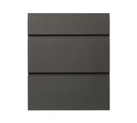 GoodHome Garcinia Gloss Anthracite Drawer Front, Pack Of 1 (H)715mm (W)597mm (T)19mm