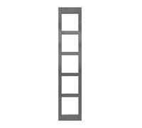 GoodHome Garcinia Gloss Anthracite Tall Wine Rack Fascia, (H)715mm(W)147mm