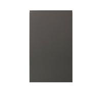GoodHome Garcinia Integrated Handle Gloss Anthracite 50:50 Larder Cabinet Door (W)600mm (H)1001mm (T)19mm