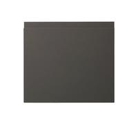 GoodHome Garcinia Integrated Handle Gloss Anthracite Contemporary 2 Drawer Front, Bridging Door & Bi-Fold Door 400mm