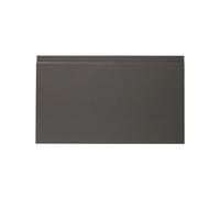GoodHome Garcinia Integrated Handle Gloss Anthracite Contemporary 2 Drawer Front, Bridging Door & Bi-Fold Door 600mm