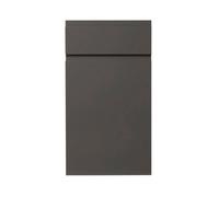 GoodHome Garcinia Integrated Handle Gloss Anthracite Contemporary Door & Drawer 400mm