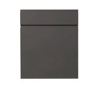 GoodHome Garcinia Integrated Handle Gloss Anthracite Contemporary Door & Drawer 600mm