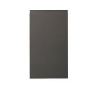 GoodHome Garcinia Integrated Handle Gloss Anthracite Highline Cabinet Door (W)400mm (H)715mm (T)19mm