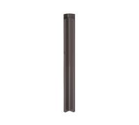 GoodHome Garcinia Integrated Handle Gloss Anthracite Standard Corner Post, (W)59mm