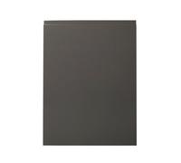 GoodHome Garcinia Integrated Handle Gloss Anthracite Tall Appliance Cabinet Door (W)600mm (H)806mm (T)19mm