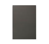 GoodHome Garcinia Integrated Handle Gloss Anthracite Tall Appliance Cabinet Door (W)600mm (H)867mm (T)19mm
