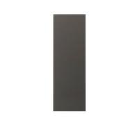 GoodHome Garcinia Integrated Handle Gloss Anthracite Tall Larder Cabinet Door (W)500mm (H)1467mm (T)19mm