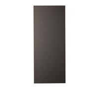 GoodHome Garcinia Integrated Handle Gloss Anthracite Tall Larder Cabinet Door (W)600mm (H)1467mm (T)19mm