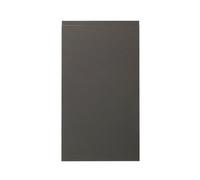 GoodHome Garcinia Integrated Handle Gloss Anthracite Tall Wall Cabinet Door (W)500mm (H)895mm (T)19mm