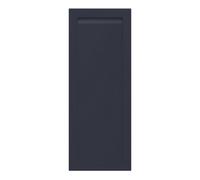 GoodHome Garcinia Integrated Handle Matt Navy Blue Shaker 70:30 Larder Cabinet Door (W)500mm (H)1287mm (T)20mm