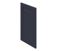 GoodHome Garcinia Integrated Handle Matt Navy Blue Shaker Highline Cabinet Door (W)400mm (H)715mm (T)20mm