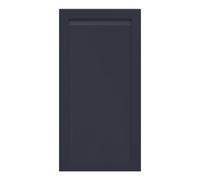 GoodHome Garcinia Integrated Handle Matt Navy Blue Shaker Larder/fridge Cabinet Door (W)600mm (H)1181mm (T)20mm