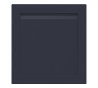 GoodHome Garcinia Integrated Handle Matt Navy Blue Shaker Tall Appliance Cabinet Door (W)600mm (H)633mm (T)20mm