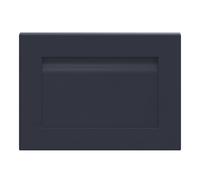 GoodHome Garcinia Matt Navy Blue Shaker 2 Drawer Front, Bridging Door & Bi-Fold Door 500mm