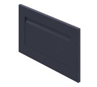 GoodHome Garcinia Matt Navy Blue Shaker 2 Drawer Front, Bridging Door & Bi-Fold Door 600mm