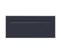 GoodHome Garcinia Matt Navy Blue Shaker 2 Drawer Front, Bridging Door & Bi-Fold Door 800mm