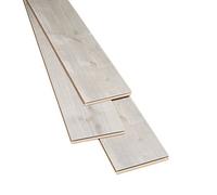 GoodHome Gladstone Grey Gloss Oak Effect Laminate Flooring Sample