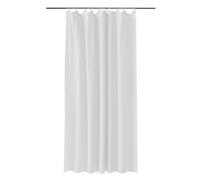 GoodHome Glomma White Plain Shower Curtain (H)200Cm (W)180Cm