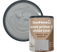GoodHome Grey Multi-Surface Wood Primer & Undercoat, 750Ml