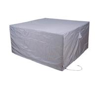 GoodHome Grey Square Coffee Set Cover (H)80Cm (W)160Cm 150Cm (L)
