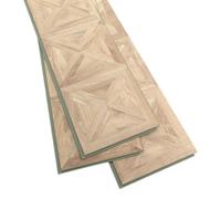 GoodHome Hackney Marquetry Natural Oak Effect Embossed Laminate Flooring Sample