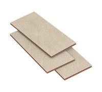 GoodHome Harpenden Beige Natural Stone Effect Laminate Flooring Sample