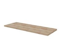 GoodHome Hartland Natural Straight Oak Worktop (T) 2.7Cm X (L) 120.5Cm X (W) 45.5Cm